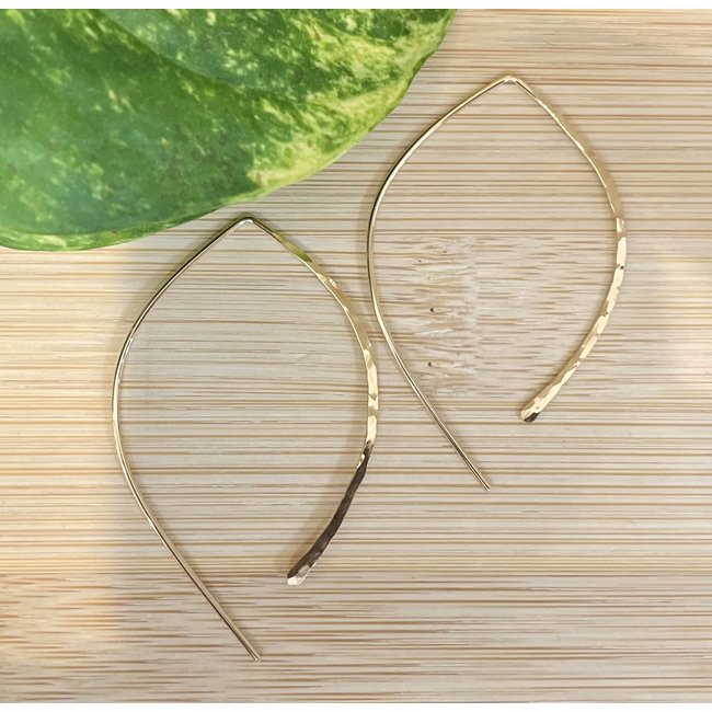 Cristy's Large Arc Earrings Gold