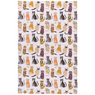 Tea Towel-Feline Fine