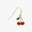 Zad Sweet Cherry Gold Earrings