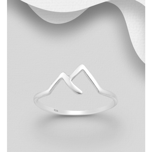Sterling Sterling Silver Ring- Mountain