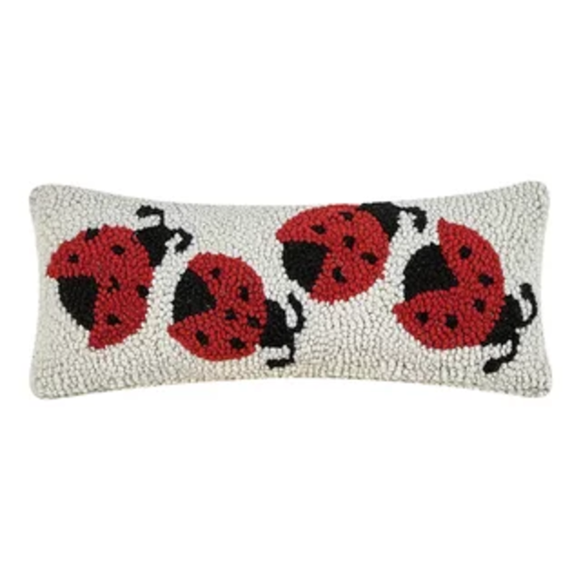 Peking Handicraft Ladybugs Hook Pillow
