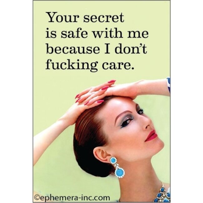 Ephemera Magnet - Secret Safe with Me