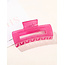 E&S Accessories Neon Milky Rectangular Hair Claw (more colours)