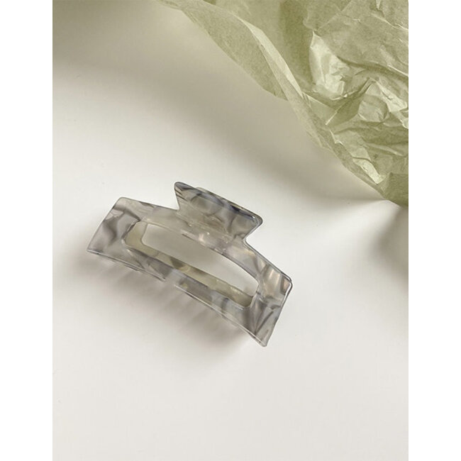 E&S Accessories Rectangular Marbled Hair Claw (more colours)