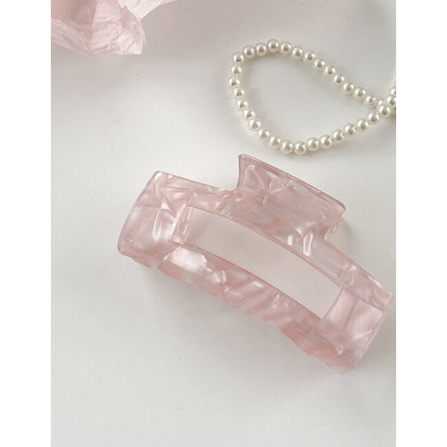 E&S Accessories Rectangular Marbled Hair Claw (more colours)