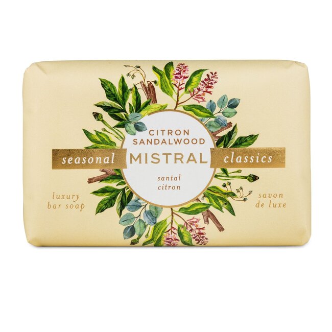 Mistral Mistral Seasonal Classic Soap 200g - Citron Sandlewood
