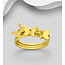 Sterling Butterfly Ring - Gold over Silver - FINAL SALE