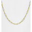 Sterling Italian 18KT. Gold Plated Silver Boyfriend Necklace - 24"