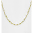 Sterling Italian 18KT. Gold Plated Silver Link Necklace - 24"