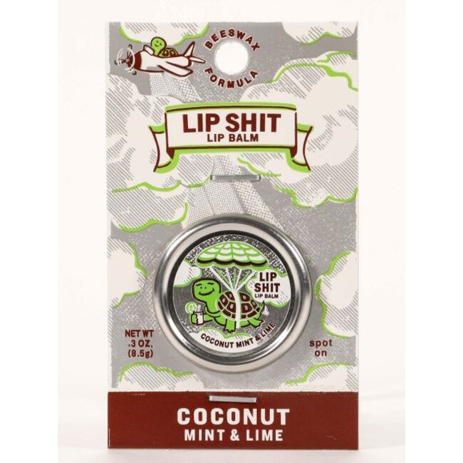 Blue Q Lip Shit - Coconut Milk Lip Balm