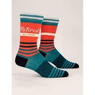 Blue Q Men's Socks - Retired as Fuck