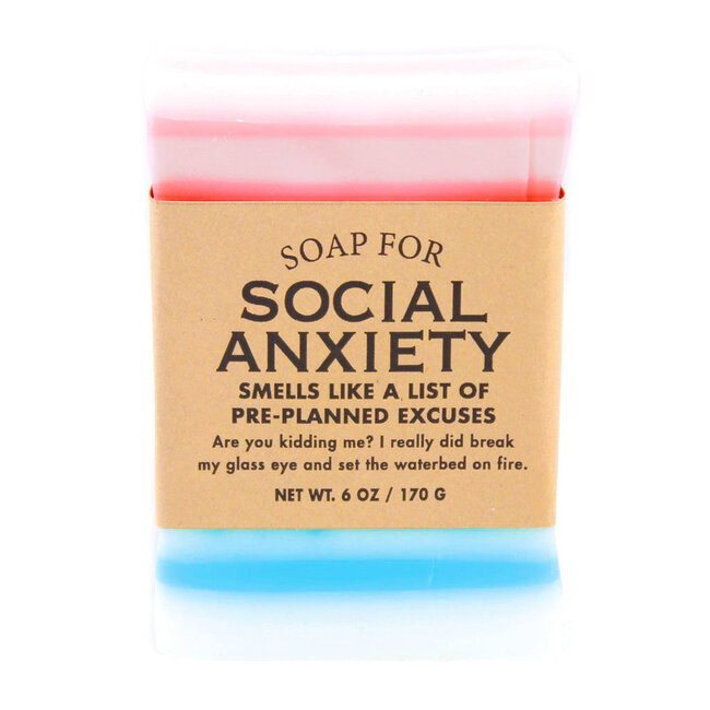Whiskey River Soap Co. A Soap For: Social Anxiety