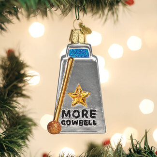 Old World Christmas Cowbell Ornament