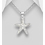 Sterling Necklace - Sterling & Shell Starfish (more colours)