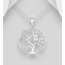 Sterling Sterling Necklace-Owl & Tree