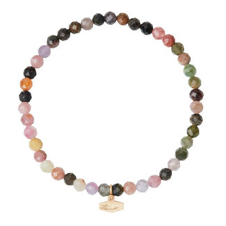 Scout Mini Faceted Stone Bracelet Tourmaline/Gold