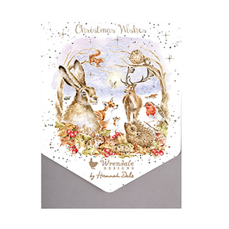 Wrendale Notecard Pack-Walking In A Winter Wonderland
