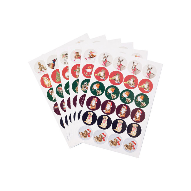 Wrendale Christmas Stickers-The Country Set