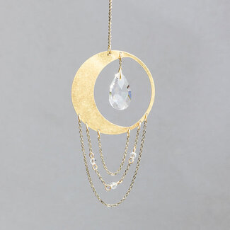 Scout Mini Suncatcher  Crescent Moon/Balance