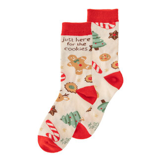 Karma Holiday Sock-Just Here For The Cookies
