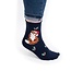 WRENDALE Women’s Bamboo Christmas Socks - Festive Fox