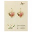 Zad Cottage Dried Floral Heart Earring