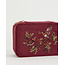 Fable England Robin Love Embroidered Velvet Jewellery Box