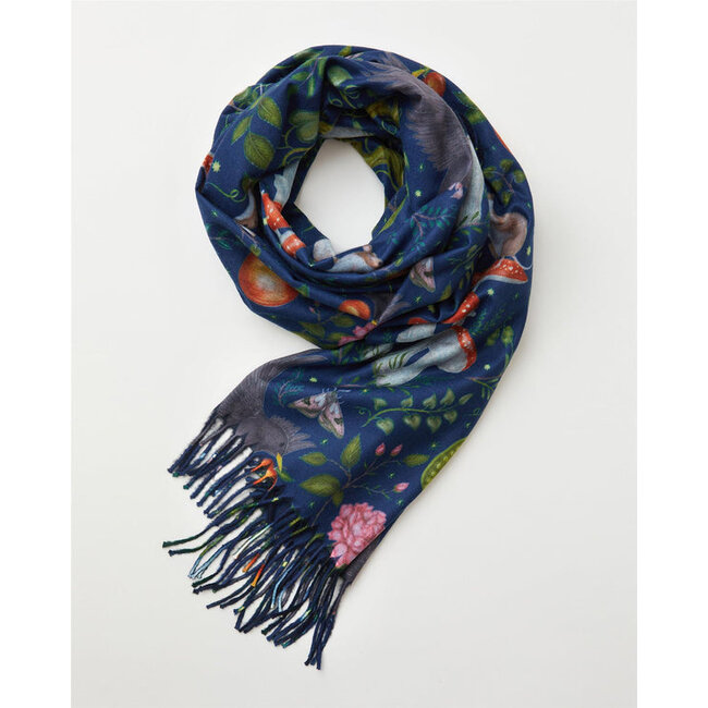 Fable England Catherine Rowe’s Into The Woods Ultra-Soft Scarf