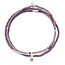 Scout Tonal Chromacolor Miyuki Bracelet Trio Purple/Silver