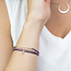 Scout Tonal Chromacolor Miyuki Bracelet Trio Purple/Silver