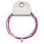 Scout Tonal Chromacolor Miyuki Bracelet Trio Fuchsia/Silver