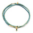 Scout Tonal Chromacolor Miyuki Bracelet Trio Turquoise/Gold
