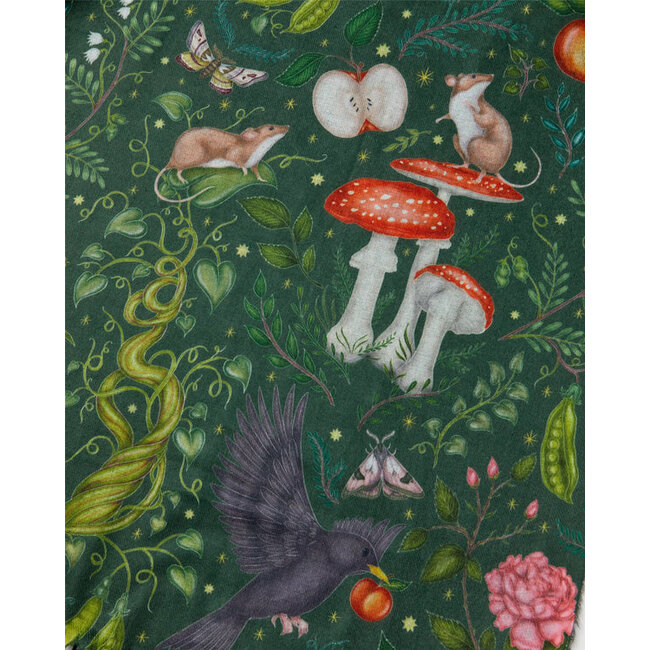 Fable England Catherine Rowe's Into The Woods Scarf in Green
