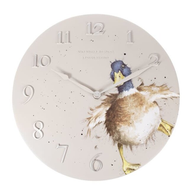 WRENDALE A Waddle and a Quack' Duck Wall Clock