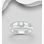 Sterling Rings- Silver and CZ/Opal