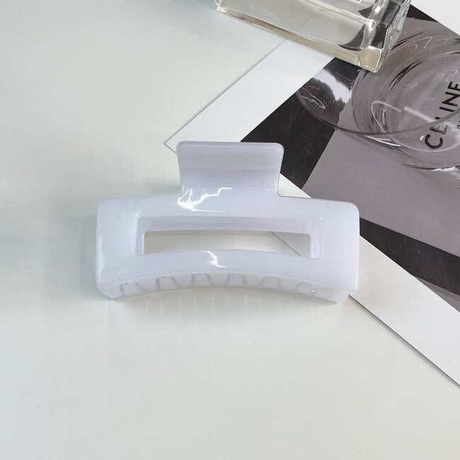 E&S Accessories Rectangular Opaque Hair Claw (more colours)