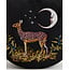 Fable England Deer & Moon Velvet Saddle Bag