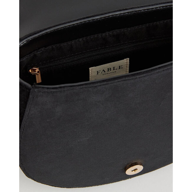 Fable England Deer & Moon Velvet Saddle Bag