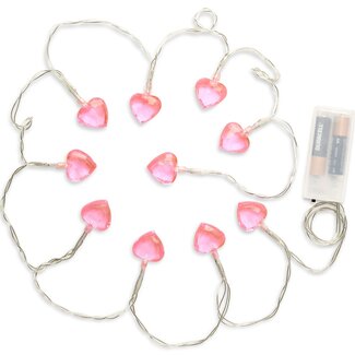 iscream Heart String Lights