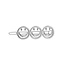 E&S Accessories Smiley Face Barrettes (more colours)