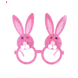 E&S Accessories Pink Glitter Rabbit Frames