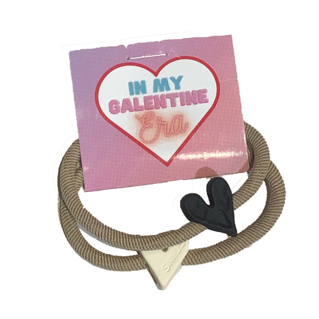 E&S Accessories Galentine's Heart Double Scrunchie- Era
