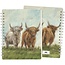 Primitives by Kathy Spiral Notebook - Highland Cow