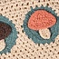 Primitives by Kathy Crochet Wristlet - Clutch - Mushrooms