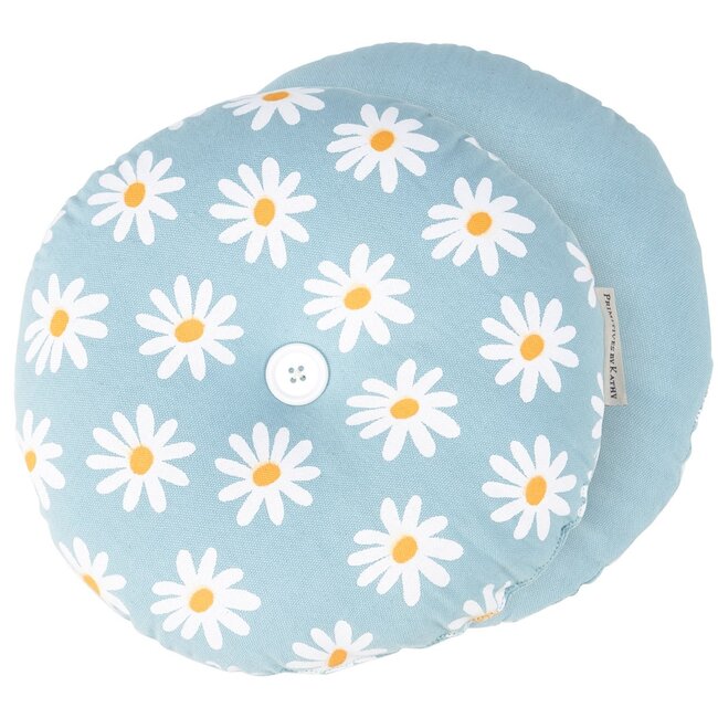 Primitives by Kathy Round Shaped Pillow - Daisy