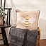 Embroidered Pillow - Floral Bee