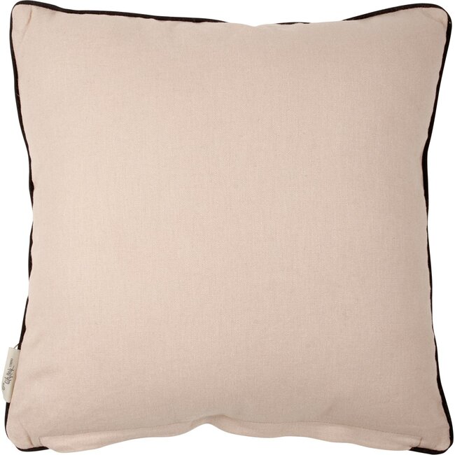 Embroidered Pillow - Floral Bee