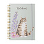 WRENDALE Large A4 Journal - Whiskers & Wild flowers