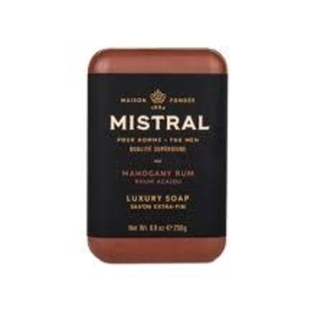 Mistral Mistral Men’s Bar Soap 250g - Mahogany Rum