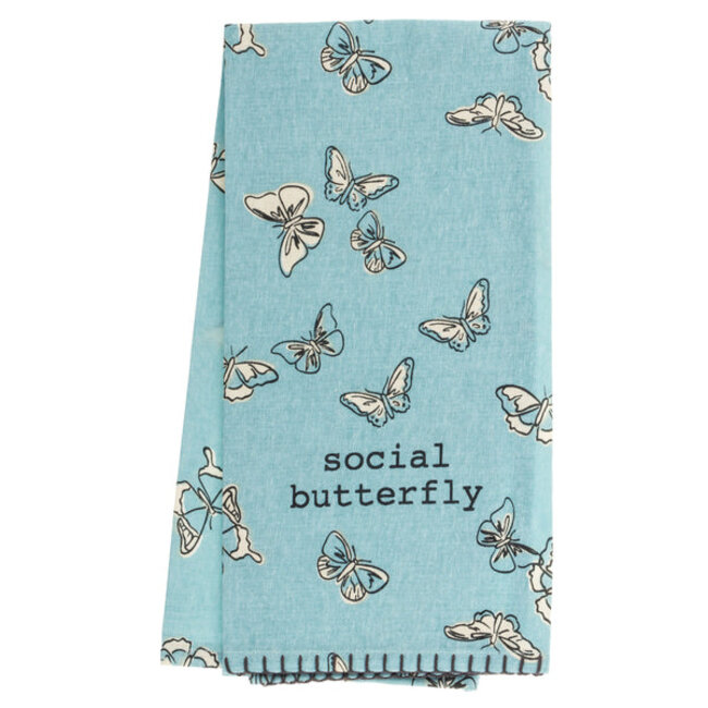 Karma Fiona Tea Towel - Butterfly